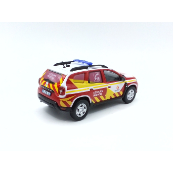 Dacia Duster Secours Medical Straż Pożarna Pomoc Medyczna - skala 1:43 - Hachette
